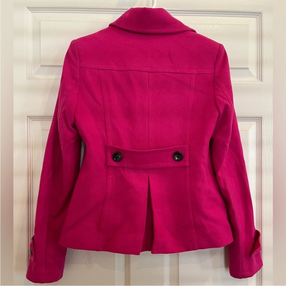 JCP pink wool winter jacket - Picture 6 of 10